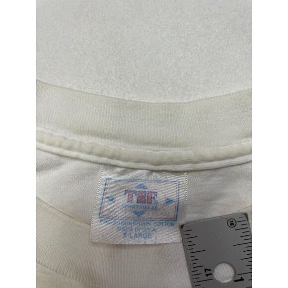 VINTAGE Over The Hill Race Road Runner 1995 T-shirt Men XL 90s Single Stitch - Picture 11 of 12